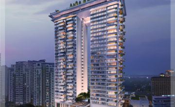 Boulevard 88 Night Facade Singapore